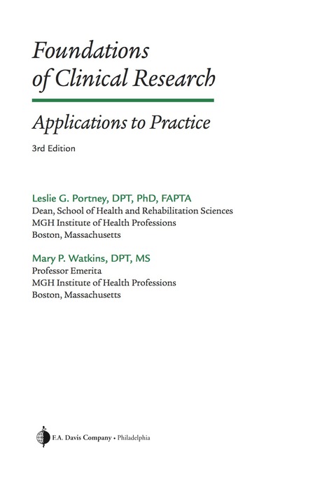 Foundations of Clinical Research
